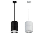12w LED Pendant Light Dali Dimmable in Black or White Havit Commercial - HCP-89X1204-PDT