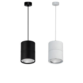 12w LED Pendant Light Dali Dimmable in Black or White Havit Commercial - HCP-89X1204-PDT