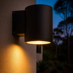 12w Outdoor LED Wall Light in Black or White Havit Commercial -  HCP-21X124