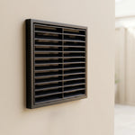 ABS Black Exterior 150mm Square Grille Vent