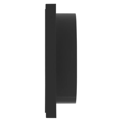 ABS Black Exterior 150mm Square Grille Vent