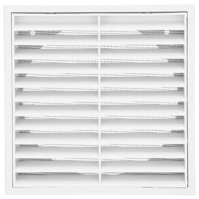 ABS Exterior 150mm Square Grille Vent