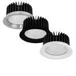 150mm LED Downlight 28w Stainless Steel, Black, White CCT CRI 90+ HCP-81XX2128 Havit Commercial