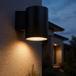 15w Outdoor LED Wall Light in Black or White Havit Commercial -  HCP-21X154