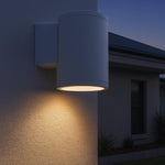 15w Outdoor LED Wall Light in Black or White Havit Commercial -  HCP-21X154