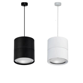 18w LED Pendant Light Dali Dimmable in Black or White Havit Commercial - HCP-89X1804-PDT