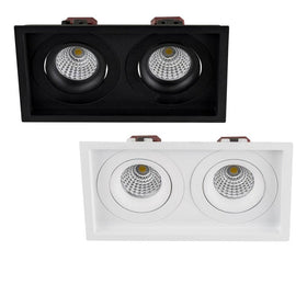 190mmx100mm LED Downlight 12w Black, White CCT CRI 90+ HCP-81XX1106 Havit Commercial