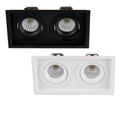 190mmx100mm LED Downlight 12w Black, White CCT CRI 90+ HCP-81XX1106 Havit Commercial