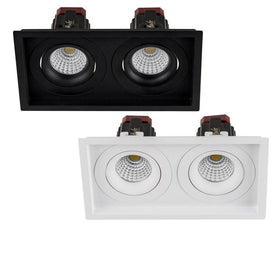 190mmx100mm LED Downlight 26w Black, White CCT CRI 90+ HCP-81XX1113 Havit Commercial