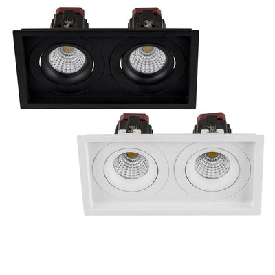 190mmx100mm LED Downlight 26w Black, White CCT CRI 90+ HCP-81XX1113 Havit Commercial