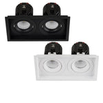 190mmx100mm LED Downlight 34w Black, White CCT CRI 90+ HCP-81XX1117 Havit Commercial