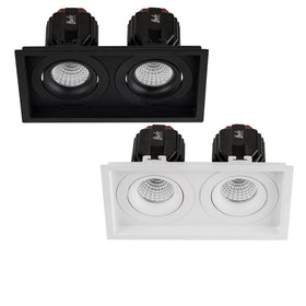 190mmx100mm LED Downlight 34w Black, White CCT CRI 90+ HCP-81XX1117 Havit Commercial