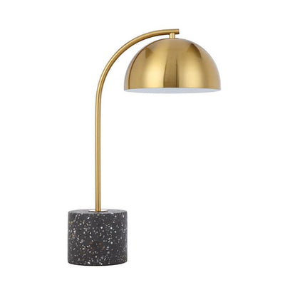 ortez Floor Lamp in Black/Antique Gold or White/Antique