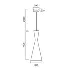 Flero 30 Pendant Light Large 1Lt