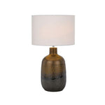 Arthur Ceramic Table Lamp Bronze & Rust