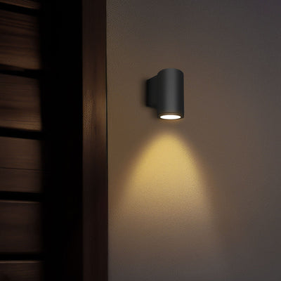 Brilliant Anka Black 9W CCT Wall Light