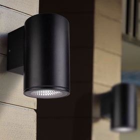 Brilliant Anka Plus Black 12W CCT Wall Light