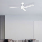 Brilliant White Solana 52" AC ABS Ceiling Fan