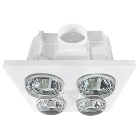 Brilliant White Magma 4 Lights 3-in-1 Bathroom Mate