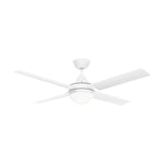 Brilliant 52” AC White Cairns Ceiling Fan With B22 Light