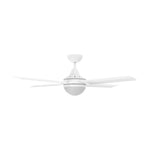 Brilliant 52” AC White Cairns Ceiling Fan With B22 Light