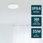 Brilliant White Talon Promax Round ø270mm Exhaust Fan
