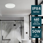 Brilliant White Talon Promax Round ø330mm Exhaust Fan