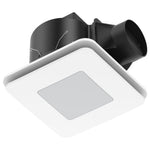Brilliant White Blizzard Square 270mm DC Exhaust Fan with LED Light