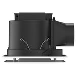 Brilliant White Blizzard Square 330mm DC Exhaust Fan with LED Light