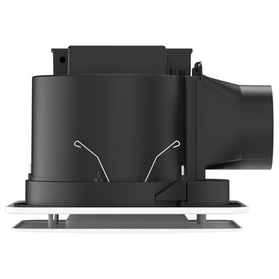 Brilliant White Sarico Promax Square 330mm AC Exhaust Fan with LED Light
