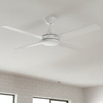 Brilliant 52” DC Lite White Cairns Ceiling Fan