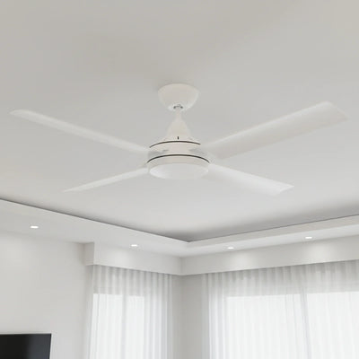 Brilliant 56” DC Lite White Cairns Ceiling Fan