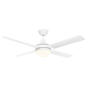 Brilliant 56” DC Lite White Cairns Ceiling Fan with Light
