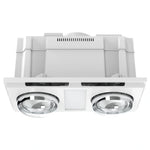 Brilliant White Airforce 2 lights 3-in-1 Bathroom Heater