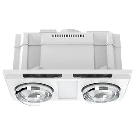 Brilliant White Airforce 2 lights 3-in-1 Bathroom Heater
