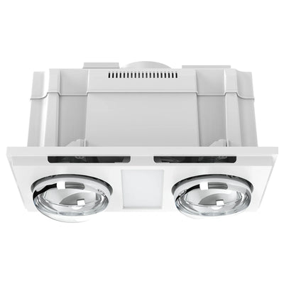 Brilliant White Airforce 2 lights 3-in-1 Bathroom Heater