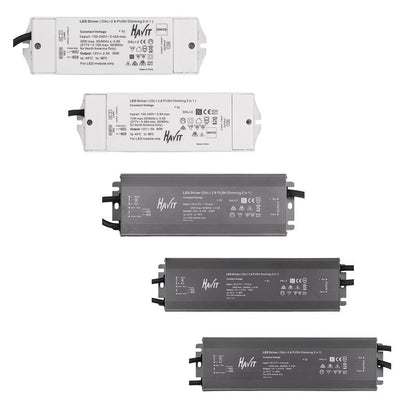 24v DALI + Push Dim Dimmable LED Driver in 30w/60w/100w/150w/200w Havit Commercial - HCP-522X31