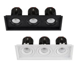 280mmx100mm LED Downlight 51w Black, White CCT CRI 90+ HCP-81XX1217 Havit Commercial