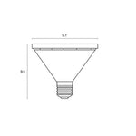 E27 Par30 10W LED Globe Non-Dimmable