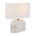 Reano Table Lamp Grey, White Terrazzo