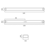 Edge LED Batten Light CCT 40w