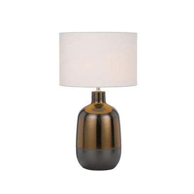 Arthur Ceramic Table Lamp Bronze & Rust