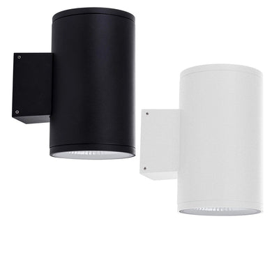 2x 12w Outdoor Up & Down LED Wall Light in Black or White Havit Commercial -  HCP-21X244