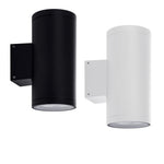 2x 8w Outdoor Up & Down LED Wall Light in Black or White Havit Commercial -  HCP-21X164