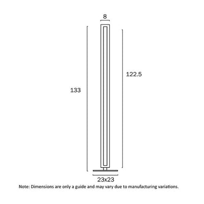 Serano LED Floor Lamps Dimmable