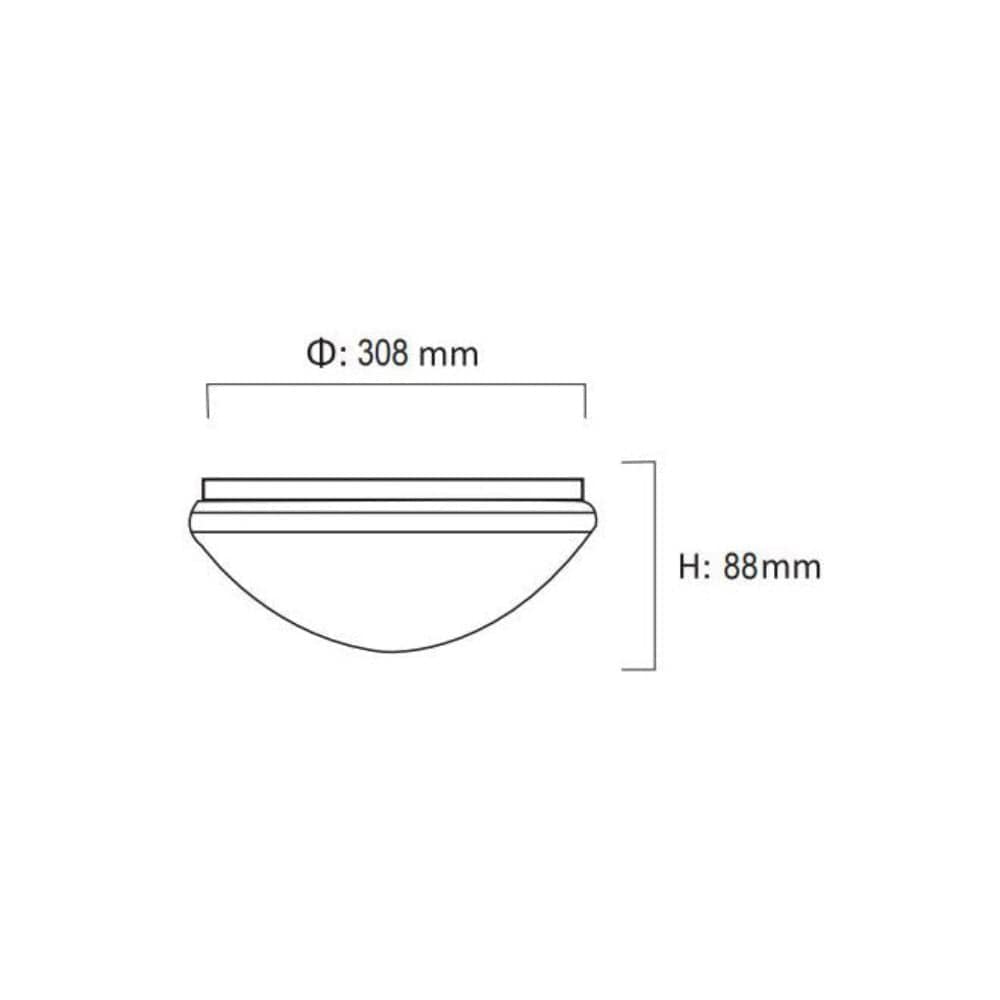 3A-Lighting Bunker Lights Eyelid LED Bunker Light Polycarbonate Lights-For-You 0024-BL145