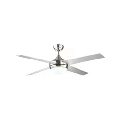 3A-Lighting Ceiling Fans AC Ceiling Fan 52" Silver Light Silver Lights-For-You 0024-MP1248-4-E27/SILVER