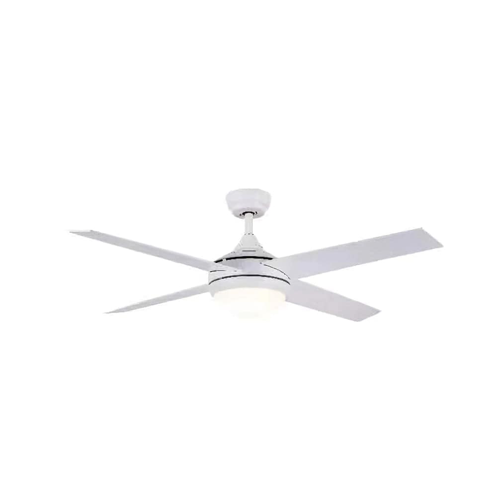 3A-Lighting Ceiling Fans AC Ceiling Fan 52" White LED Light White Lights-For-You 0024-MP1248-4-LED/WH