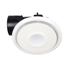 3A-Lighting Exhaust Fans White Round Exhaust Fan With LED Light W270mm Lights-For-You 0024-H200-7L