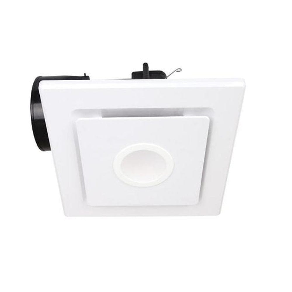 3A-Lighting Exhaust Fans White Square Exhaust Fan With LED Light W270mm Lights-For-You 0024-H200-9L